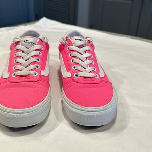 Hot pink vans size 7